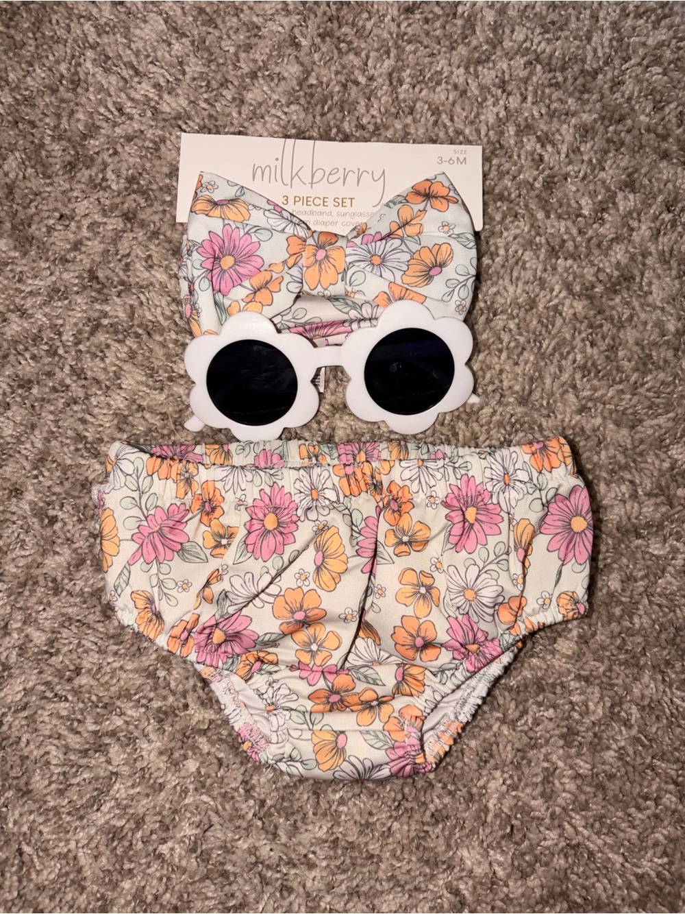Milkberry 3-piece swim set 3-6M
